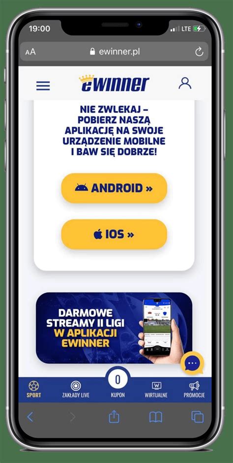 ewinner aplikacja mobilna